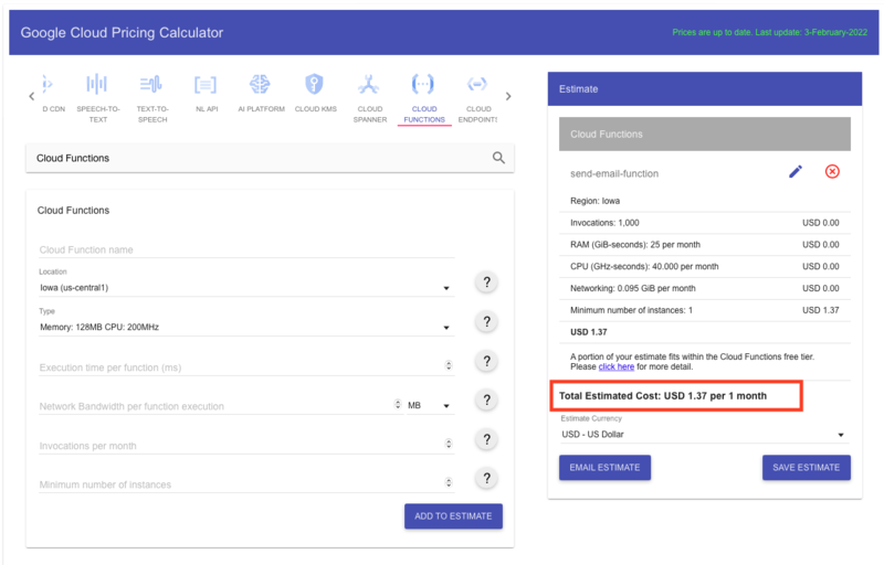 Default buckets created by Cloud Function